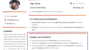 Student Resume Hobbies Hobbies and Interests for Resume In 2019 150 Examples
