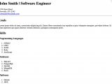Student Resume In HTML Code Building Your Resume with HTML5 Viking Code School