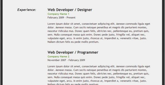 Student Resume In HTML Code HTML5 Powered Resume Tutorial