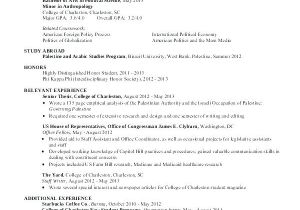 Student Resume Introduction Examples Of Good Resumes for College Students Wikirian Com