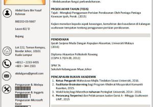 Student Resume Malaysia Panduan Membuat Resume Contoh Resume Boleh Diedit