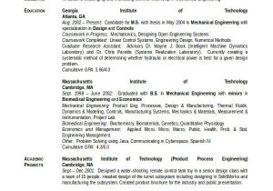 Student Resume Mechanical Engineering Engineering Resume Template 32 Free Word Documents