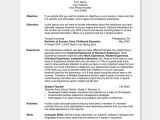 Student Resume Outline Resume Outline Template 19 for Word and Pdf format