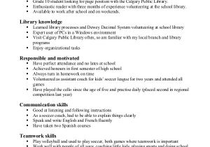 Student Resume Qualifications High School Resume Example 8 Samples In Word Pdf