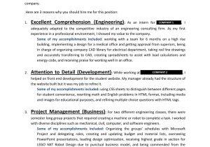 Student Resume Reddit Unorthodox Cover Letter Engineering Student Resumes