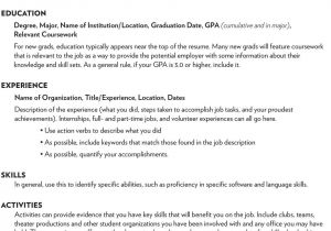Student Resume Relevant Coursework Resume Relevant Coursework
