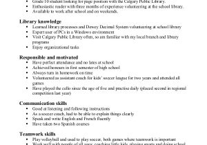 Student Resume Summary Of Qualifications High School Resume Example 8 Samples In Word Pdf