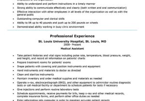 Student Resume Summary Of Qualifications Medical assistant Resume Templates and Job Tips Hloom