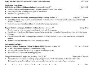 Student Resume Volunteer Experience College Resume Example 8 Samples In Word Pdf
