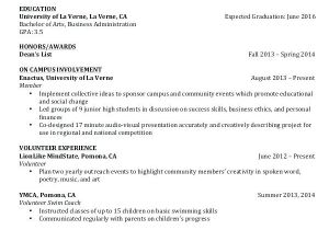 Student Resume Website 15 Undergraduate Curriculum Vitae Examples Receipts
