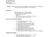 Student Resume with No Work Experience Template High School Student Resume with No Work Experience Resume