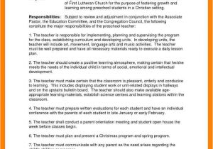Student Teacher Responsibilities Resume Teachers Responsibilities and Duties Cover Letter