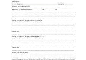 Subcontracting Contract Template Subcontractor Agreement Template Business Mentor