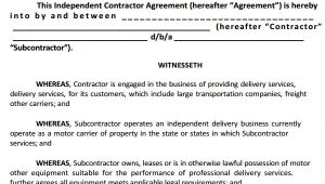Subcontractor Contract Template Free Uk Sample Subcontractor Agreement 17 Free Documents
