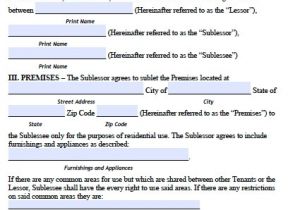 Sublet Contract Template Uk Sublease Agreement Template Real Estate forms
