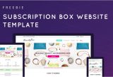 Subscription Box Business Plan Template Freebie Download Free Subscription Box Website Template