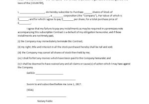 Subscription Contract Template Subscription Contract Template Templates at