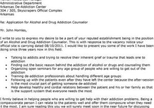 Substance Abuse Counselor Cover Letter Sample Admission Counselor Cover Letter Tips