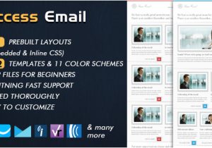 Successful Email Marketing Templates Success Newsletter by Bedros themeforest