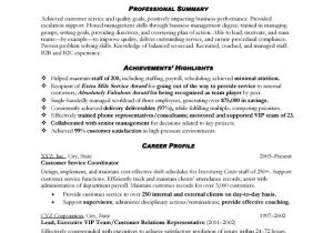 Summary Of Qualifications Sample Resume for Customer Service Customer Service Representative Resume Summary Of
