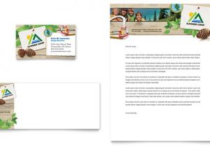 Summer Camp Business Plan Template Kids Summer Camp Business Card Letterhead Template Design
