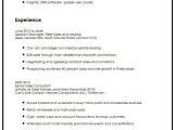 Summer Job Application Resume Cv Sample for A Summer Job Myperfectcv
