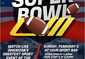 Super Bowl Party Flyer Template Customize 980 Football Poster Templates Postermywall