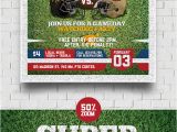 Super Bowl Party Flyer Template Super Ball Football Flyer Graphicriver
