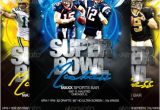 Super Bowl Party Flyer Template Super Bowl Flyer Template Print Ad Templates