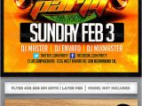 Super Bowl Party Flyer Template Superbowl Party Flyer Template by Industrykidz Graphicriver