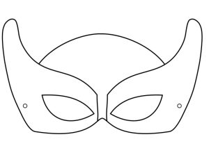 Superhero Mask Template for Kids Superhero Printables