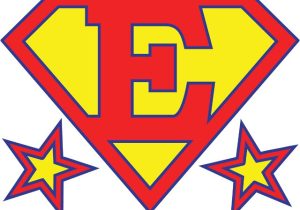 Superman Alphabet Template Printable Superman Birthday Banner for A Super Hero