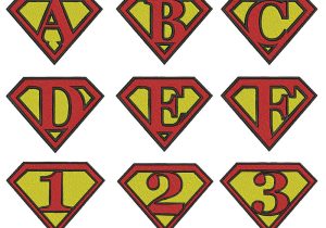 Superman Alphabet Template Superman Letter Template Pictures to Pin On Pinterest
