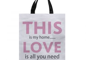 Supermarket Bag Packing Letter Template 4pcs Love Letter Custom Eco Reusable Shopping Bags