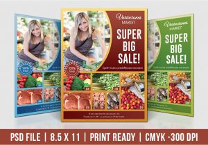 Supermarket Flyer Template Supermarket Product Promotion Flyer Flyer Templates
