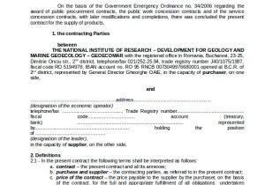 Supplier Contract Template Uk Sample Basic Contract Template 18 Free Sample Example