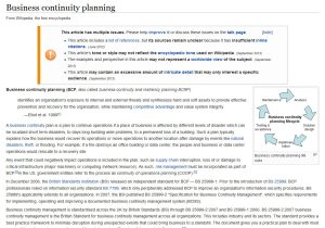 Supply Chain Business Continuity Plan Template Business Continuity Planning