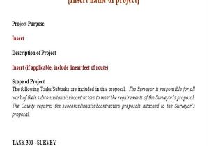 Survey Proposal Template 43 Project Proposal formats Sample Templates
