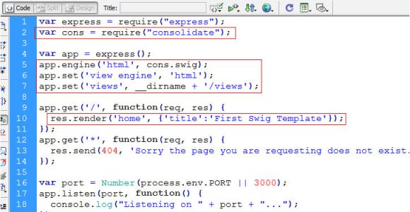 Swig Template Using Swig Templates with Expressjs Learn Web Tutorials