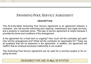 Swimming Pool Construction Contract Templates Swimming Pool Service Agreement Youtube