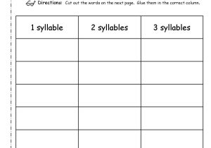 Syllable Template Thanksgiving Printouts From the Teacher 39 S Guide