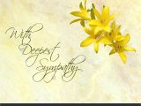 Sympathy Flower Card Messages Examples Stock Photo Sympathy Card Featuring Pretty Day Lilies On A