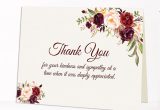 Sympathy Thank You Card Messages Romace Funeral Thank You for Your Sympathy Quotes