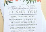 Sympathy Thank You Card Messages Thank You Sympathy Cards with Colorful Flowers