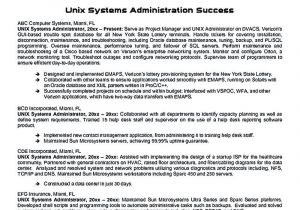System Administrator Resume Sample 10 Resumes System Administrator Proposal Resume
