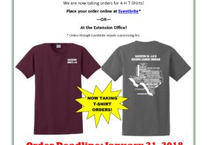 T Shirt Fundraiser Flyer Template 4 H T Shirt Fundraiser