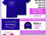 T Shirt Fundraiser Flyer Template March for Babies Teams