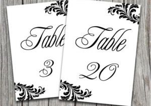Table Numbers for Wedding Reception Templates Victorian Wedding Victorian Wedding Table Number