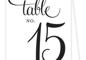 Table Numbers Template for Weddings 6 Best Images Of Tables Number 2 Template Printables