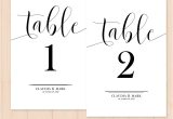 Table Numbers Template for Weddings Table Numbers Printable Pdf Template Wedding Invitation
